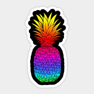 Pineapple fruit pineapple lover Sticker